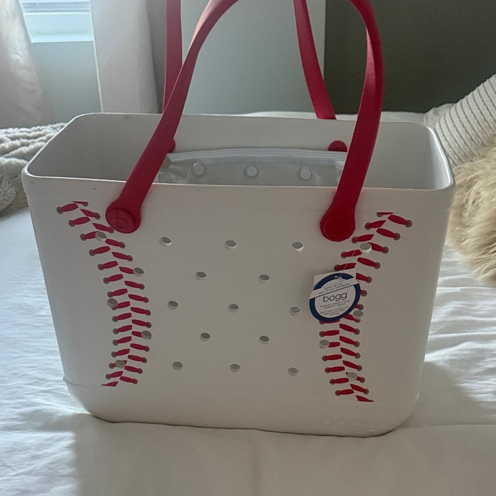 BOGG BAG (NEW!) Original “Homerun” Baseball white and Red